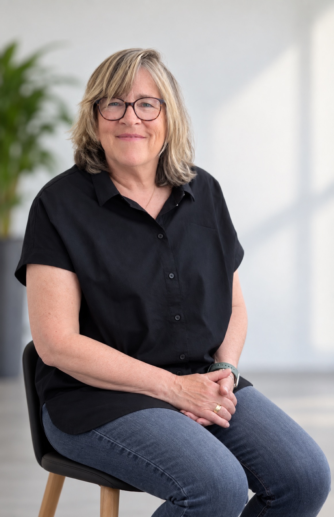 Anja, oprichter van Workmed